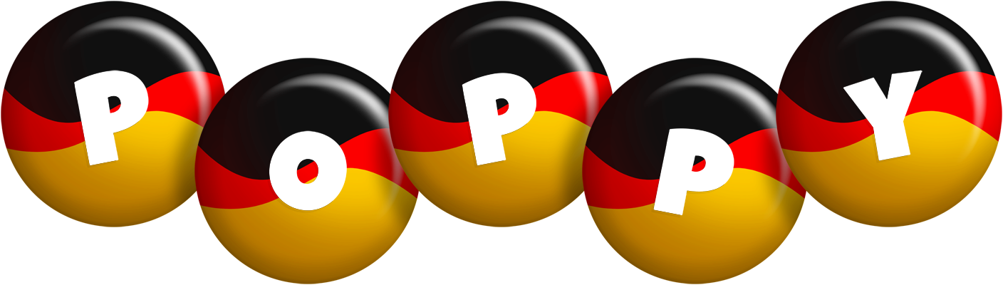 Poppy german logo