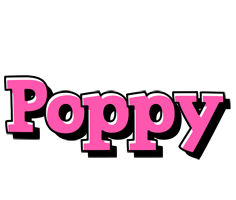 Poppy girlish logo