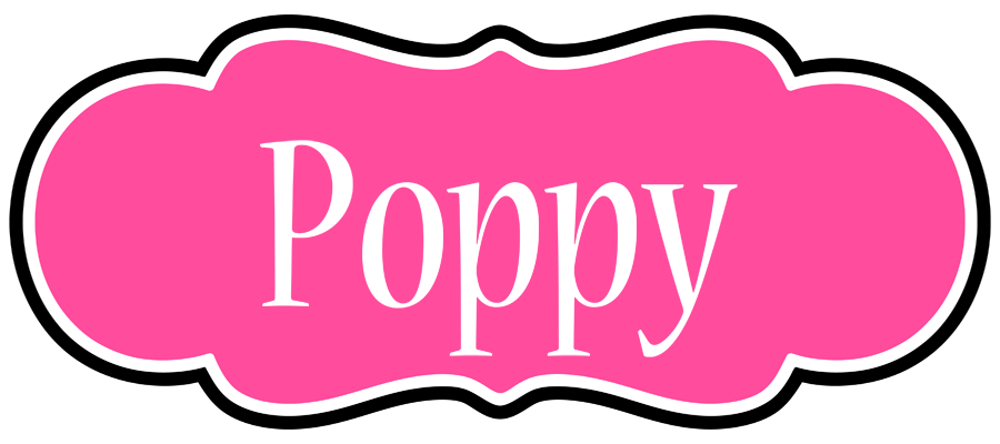 Poppy invitation logo