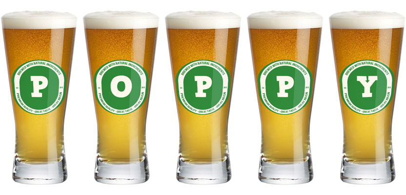 Poppy lager logo