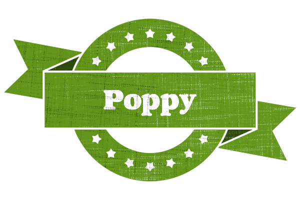 Poppy natural logo