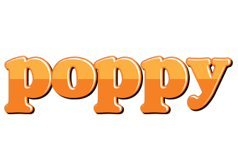 Poppy orange logo