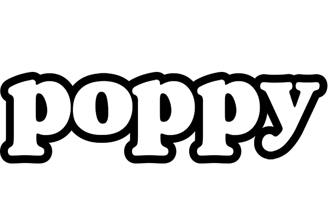 Poppy panda logo
