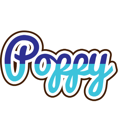 Poppy raining logo