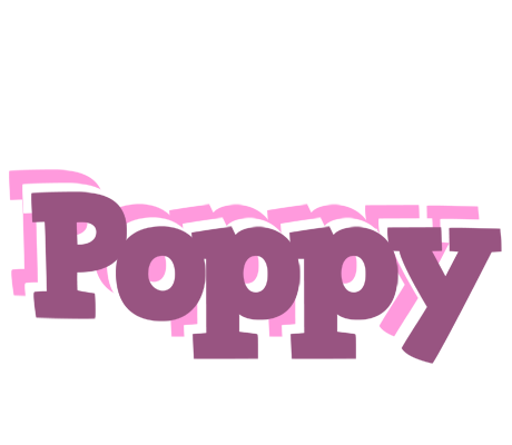 Poppy relaxing logo