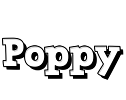 Poppy snowing logo