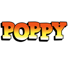 Poppy sunset logo