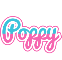 Poppy woman logo