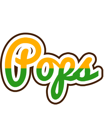 Pops banana logo