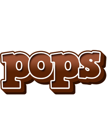 Pops brownie logo