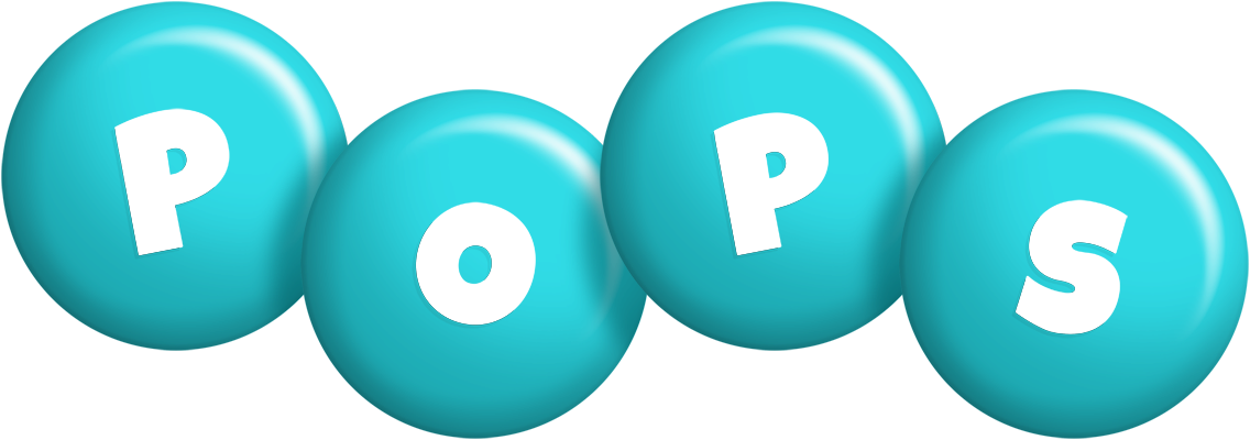 Pops candy-azur logo