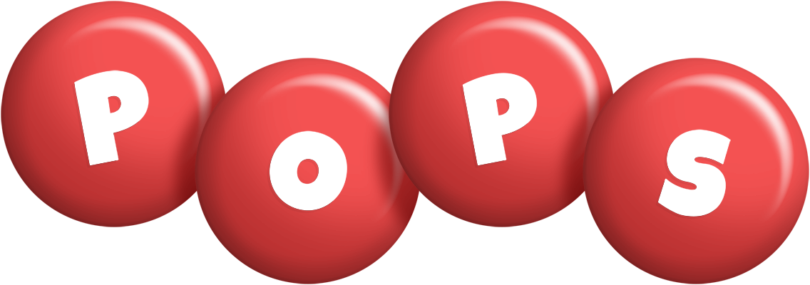 Pops candy-red logo