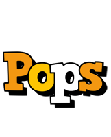 Pops cartoon logo