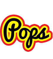 Pops flaming logo