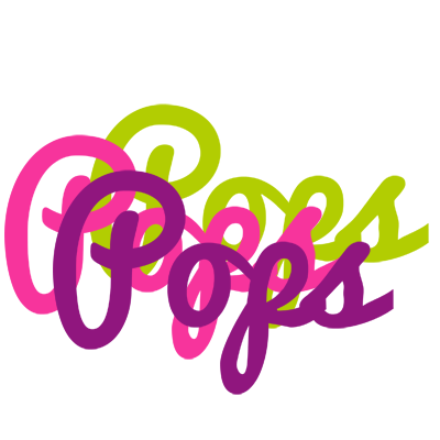 Pops flowers logo