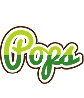 Pops golfing logo