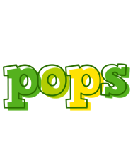 Pops juice logo