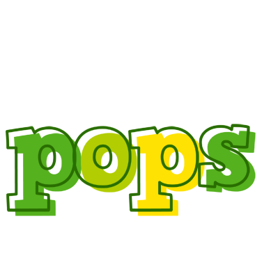 Pops juice logo