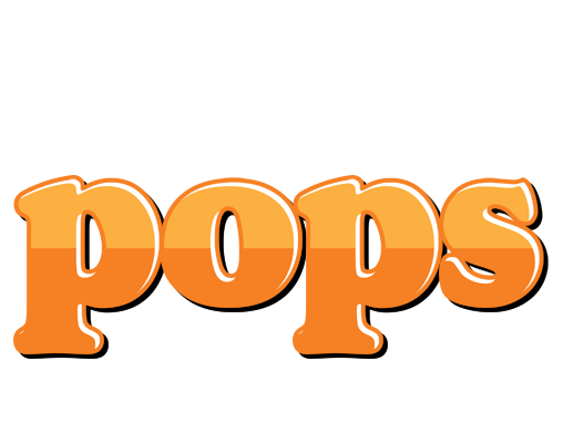 Pops orange logo