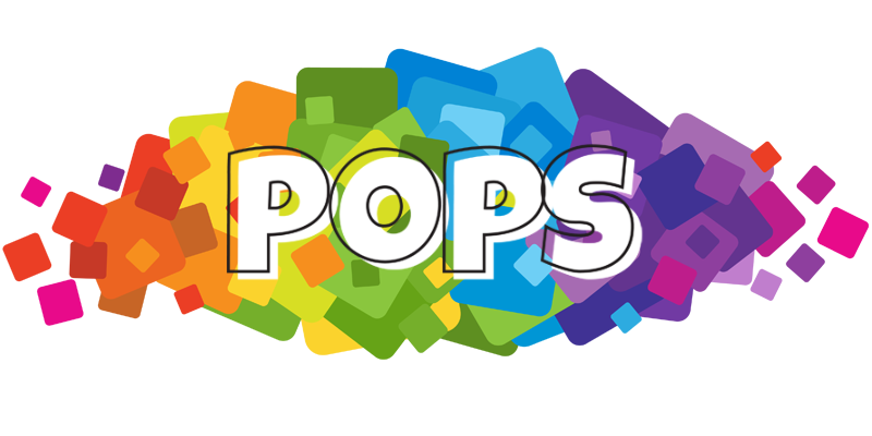 Pops pixels logo