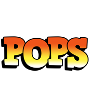 Pops sunset logo