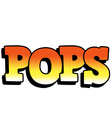 Pops sunset logo