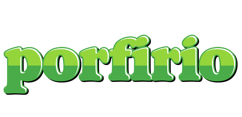 Porfirio apple logo