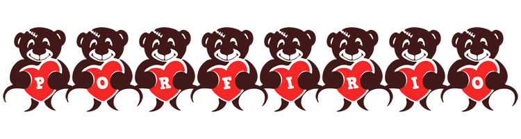 Porfirio bear logo