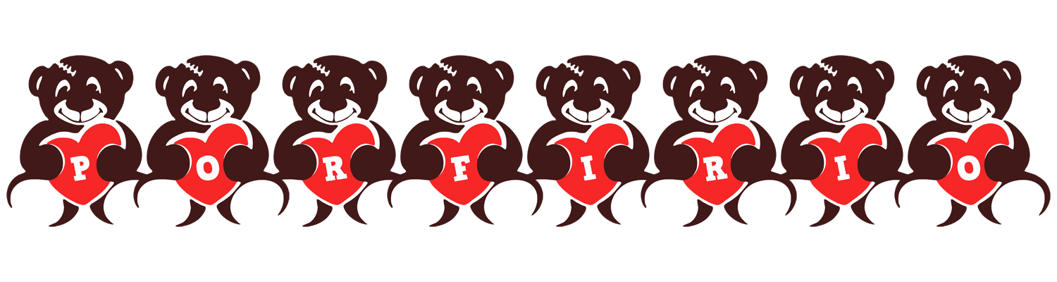 Porfirio bear logo
