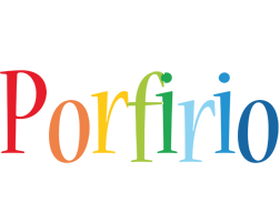 Porfirio birthday logo