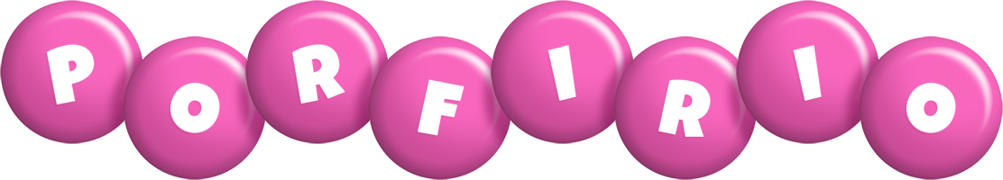 Porfirio candy-pink logo