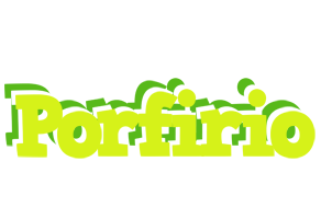 Porfirio citrus logo