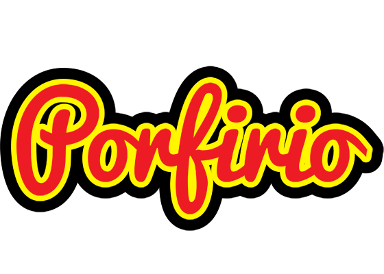Porfirio fireman logo