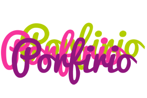 Porfirio flowers logo