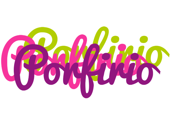 Porfirio flowers logo