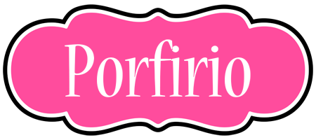 Porfirio invitation logo