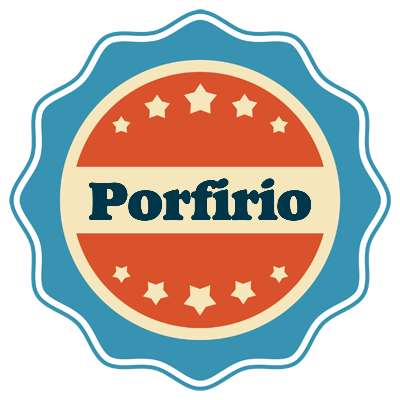 Porfirio labels logo