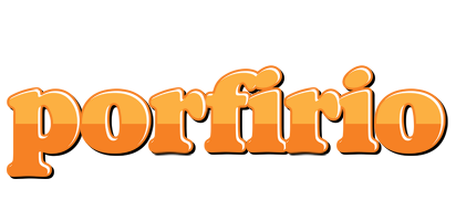 Porfirio orange logo