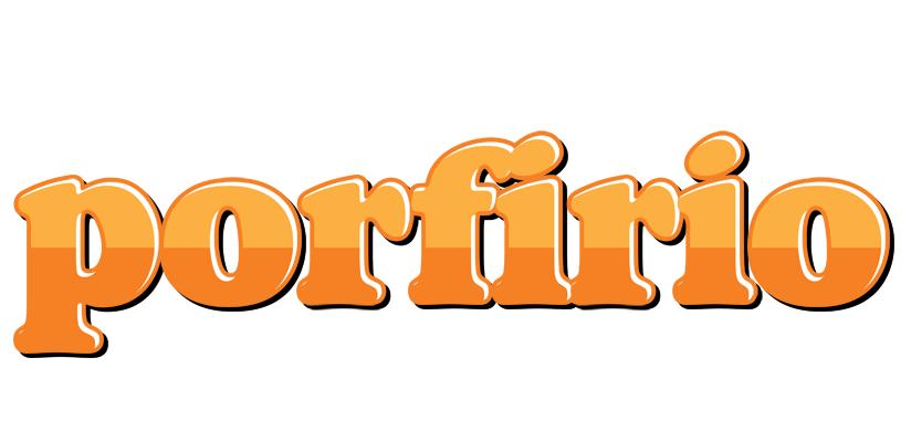 Porfirio orange logo