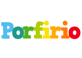 Porfirio rainbows logo