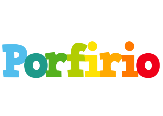 Porfirio rainbows logo
