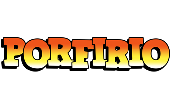 Porfirio sunset logo