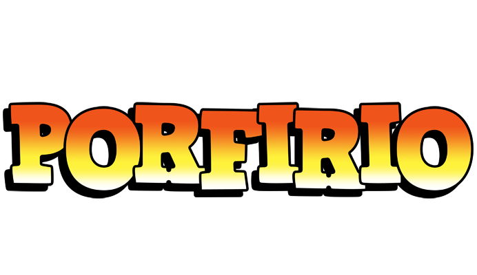 Porfirio sunset logo