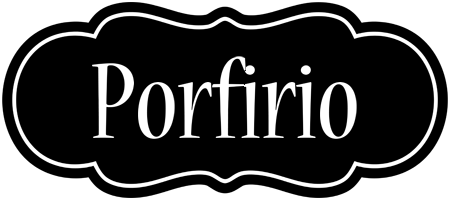 Porfirio welcome logo