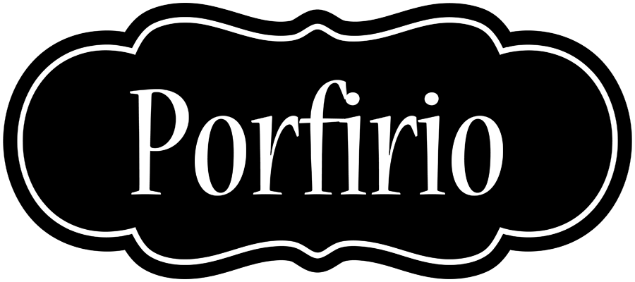 Porfirio welcome logo