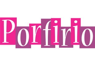 Porfirio whine logo