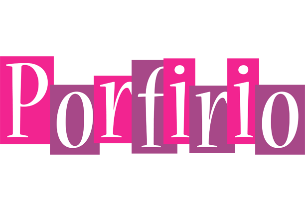 Porfirio whine logo