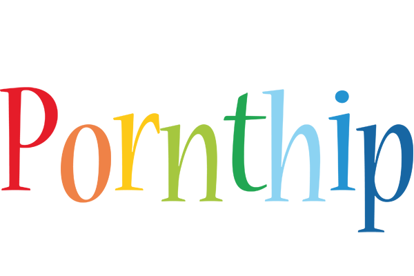 Pornthip birthday logo