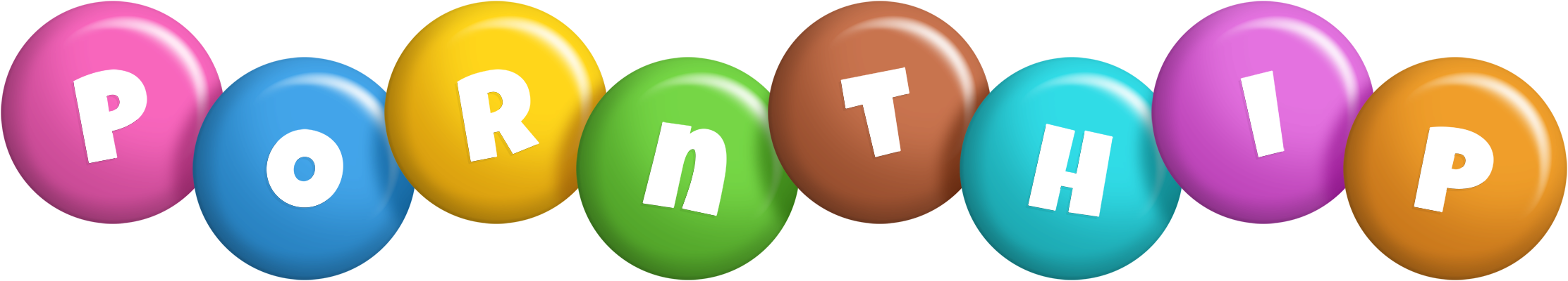 Pornthip candy logo