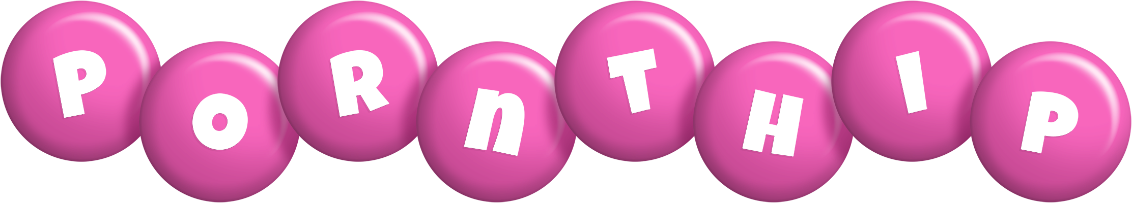 Pornthip candy-pink logo